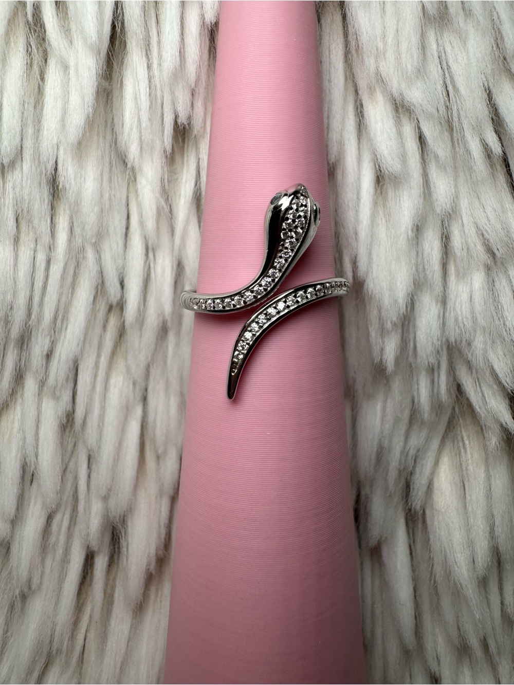 The Serpentina Sterling silver ring